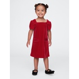 Baby & Toddler Velour Bow Shift Dress