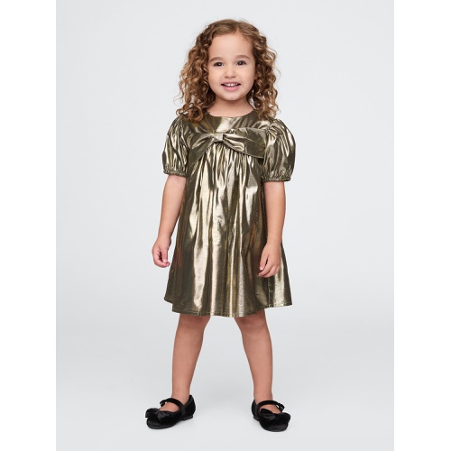 갭 Baby & Toddler Metallic Bow Dress