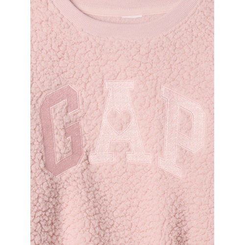 갭 Baby & Toddler Sherpa Logo Sweatshirt