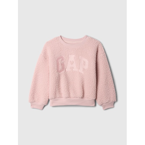 갭 Baby & Toddler Sherpa Logo Sweatshirt