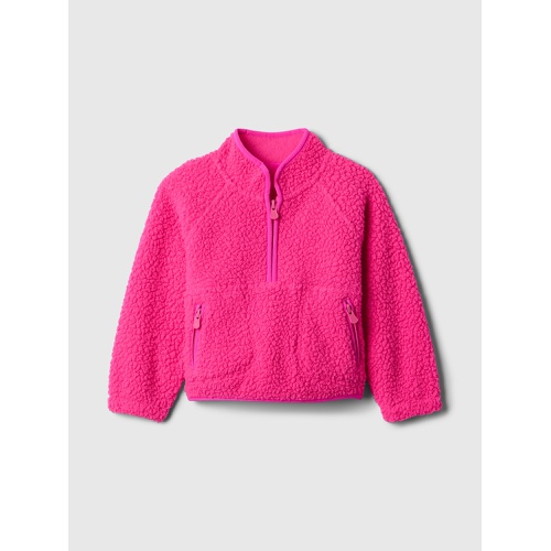 갭 Baby & Toddler Sherpa Half-Zip Pullover