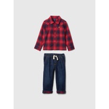 Baby & Toddler Flannel Outfit Set