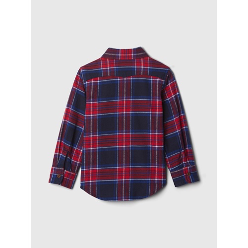 갭 Baby & Toddler Organic Cotton Flannel Shirt