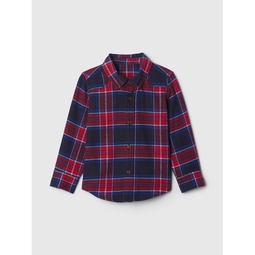 갭 Baby & Toddler Organic Cotton Flannel Shirt