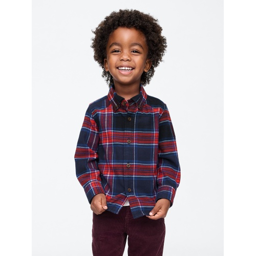 갭 Baby & Toddler Organic Cotton Flannel Shirt