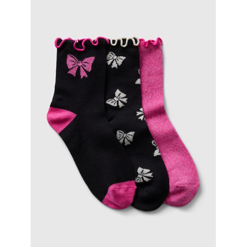 갭 Kids Ruffle Crew Socks (3-Pack)