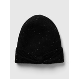 Kids Sparkle Bow Beanie