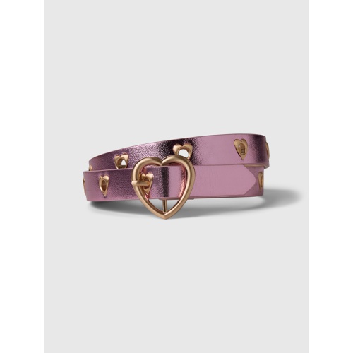 갭 Kids Metallic Heart Belt