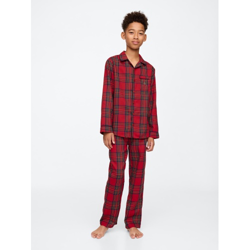 갭 Kids Recycled Flannel PJ Set