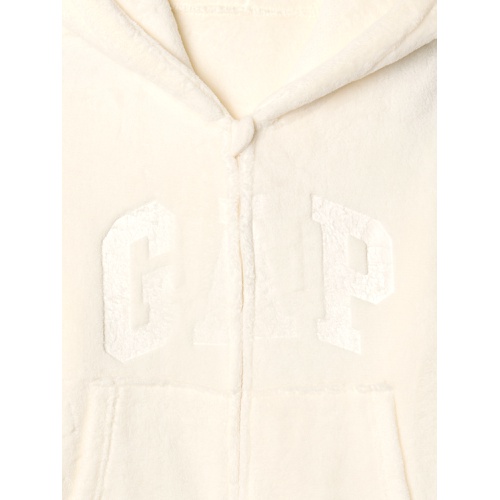 갭 Kids Recycled Sherpa Logo Hoodie Robe