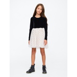 Kids Velour Tulle Dress