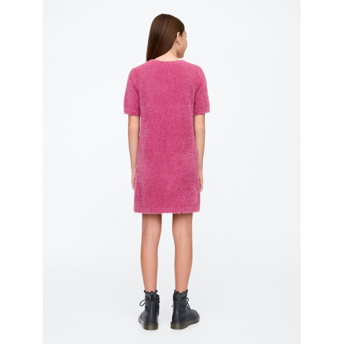 갭 Kids Fuzzy Metallic Sweater Dress