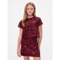 Kids Sequin Velvet Top