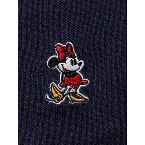 갭 Gap × Disney Kids Pique Cropped Polo Shirt