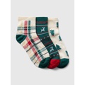 Kids Quarter Crew Holiday Socks (3-Pack)