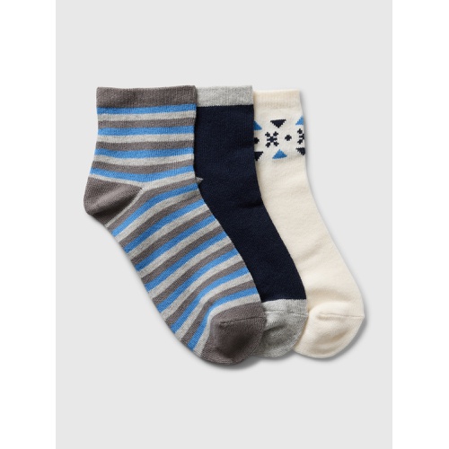 갭 Kids Quarter Crew Socks (3-Pack)