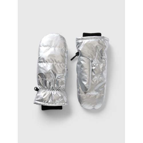 갭 Kids Metallic Puffer Mittens