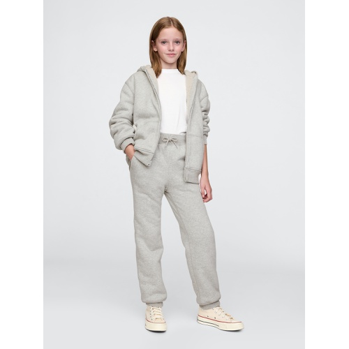 갭 Kids Vintage Soft Sherpa-Lined Joggers