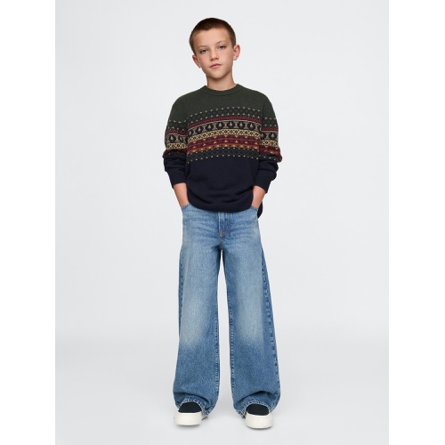 갭 Kids CashSoft Fair Isle Sweater