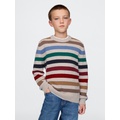 Kids CashSoft Striped Crewneck Sweater