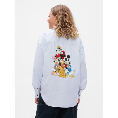 갭 Gap × Disney Kids Oversized Oxford Shirt