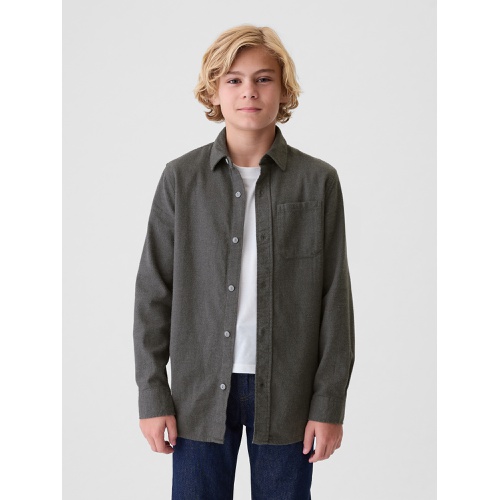 갭 Kids Organic Cotton Flannel Shirt