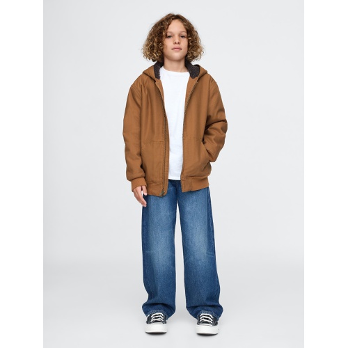 갭 Kids Cozy Canvas Hooded Jacket