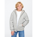 Kids Vintage Soft Sherpa-Lined Zip Hoodie