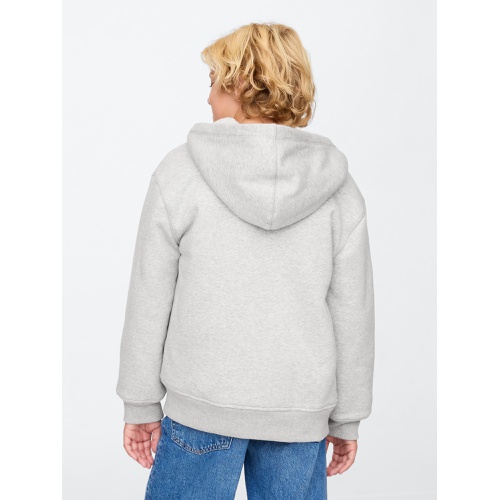 갭 Kids Vintage Soft Sherpa-Lined Zip Hoodie