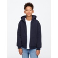 Kids Vintage Soft Sherpa-Lined Zip Hoodie