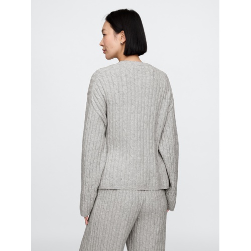 갭 CashSoft Cable-Knit Sweater