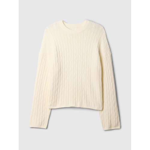 갭 CashSoft Cable-Knit Sweater