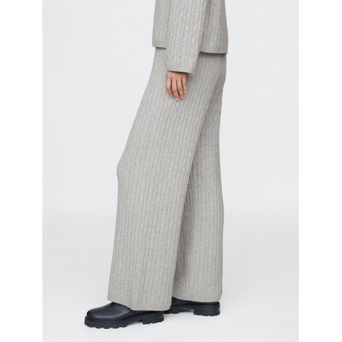 갭 CashSoft Cable-Knit Sweater Pants