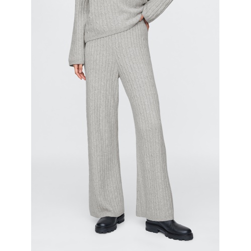 갭 CashSoft Cable-Knit Sweater Pants