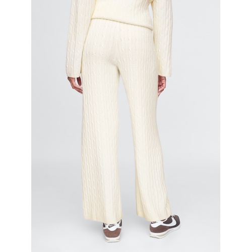 갭 CashSoft Cable-Knit Sweater Pants