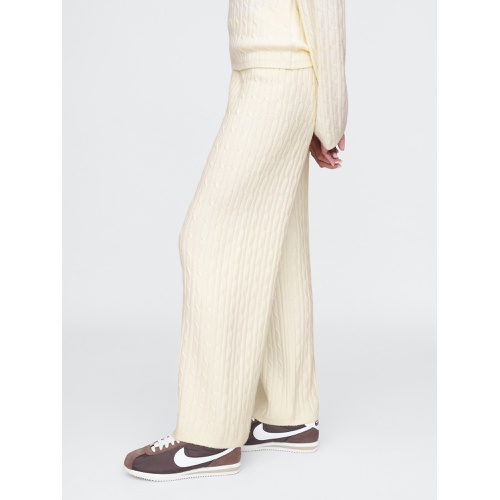 갭 CashSoft Cable-Knit Sweater Pants