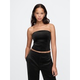 Velvet Cropped Tube Top