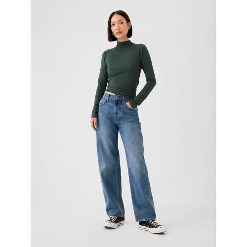 갭 Featherweight Turtleneck Top