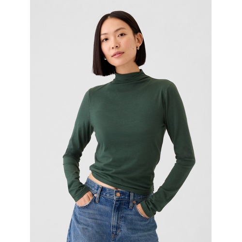 갭 Featherweight Turtleneck Top