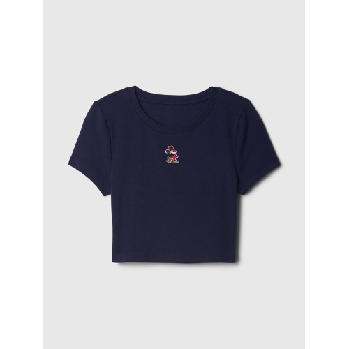 갭 Gap × Disney Cropped Crewneck T-Shirt