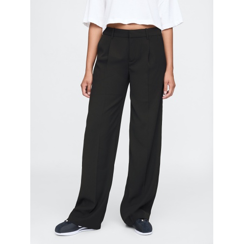 갭 365 Low Rise Pleated Trousers