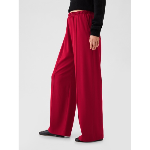 갭 Wide-Leg Seamed Pull-On Pants