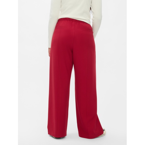 갭 Wide-Leg Seamed Pull-On Pants