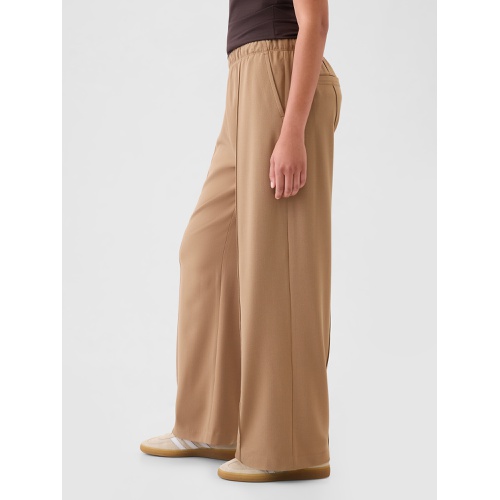 갭 Wide-Leg Seamed Pull-On Pants