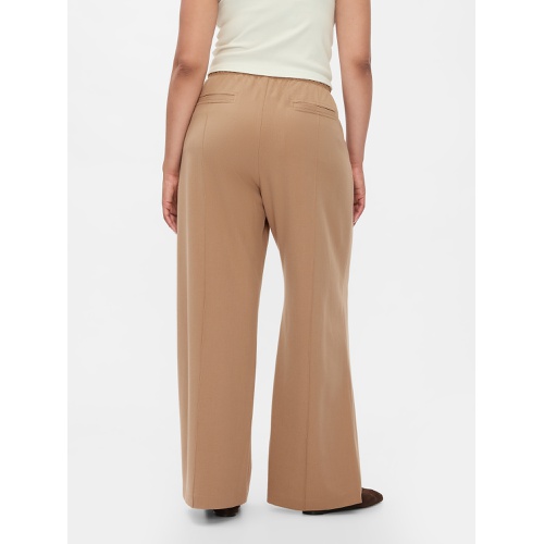 갭 Wide-Leg Seamed Pull-On Pants