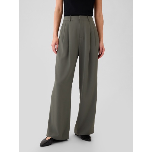 갭 365 High Rise Pleated Trousers