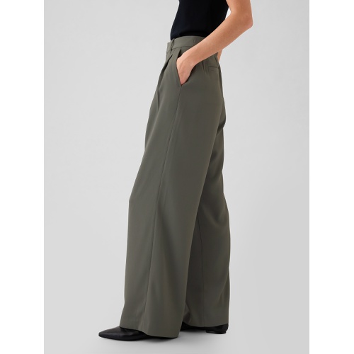 갭 365 High Rise Pleated Trousers