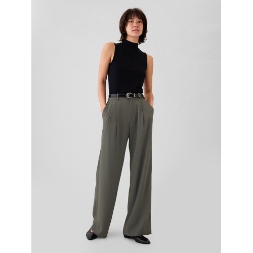 갭 365 High Rise Pleated Trousers