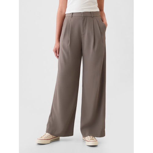 갭 365 High Rise Pleated Trousers