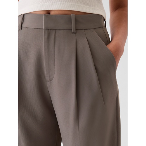 갭 365 High Rise Pleated Trousers